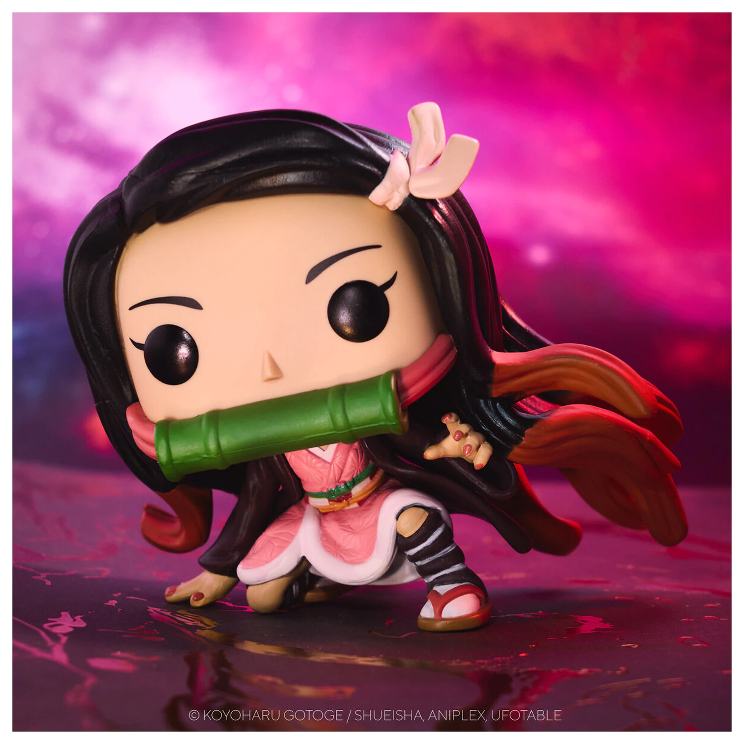 Demon Slayer POP! Animation Vinyl Figur Nezuko Kamado 9 cm Produktfoto