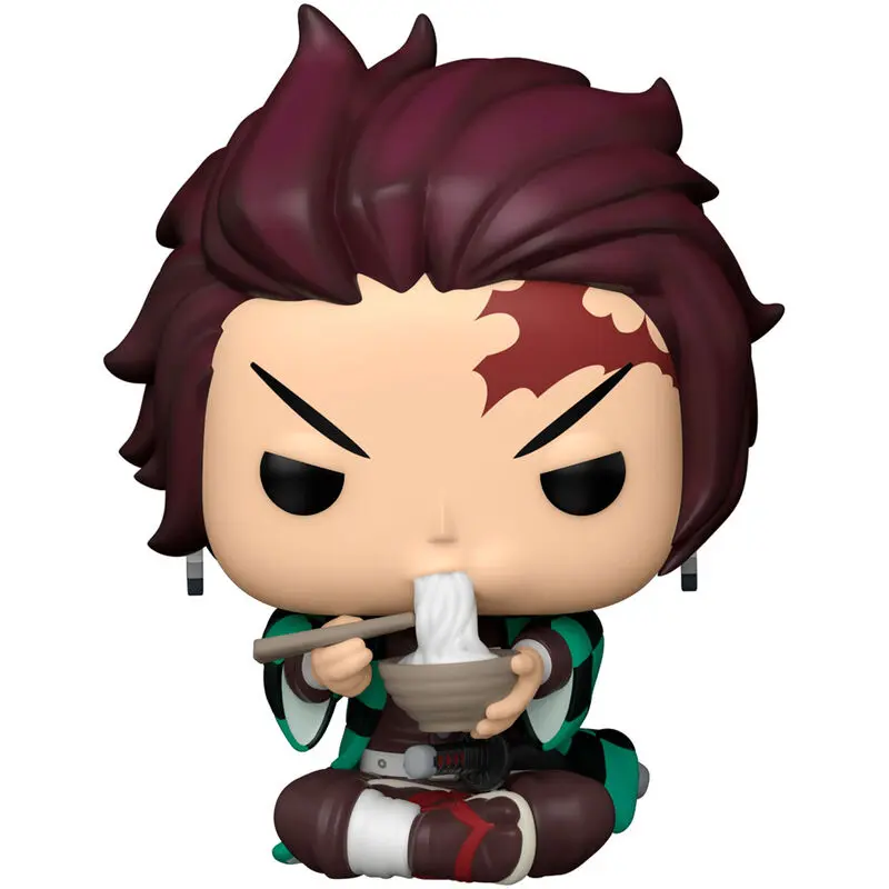 Demon Slayer POP! Animation Vinyl Figur Tanjiro w/Noodles 9 cm termékfotó