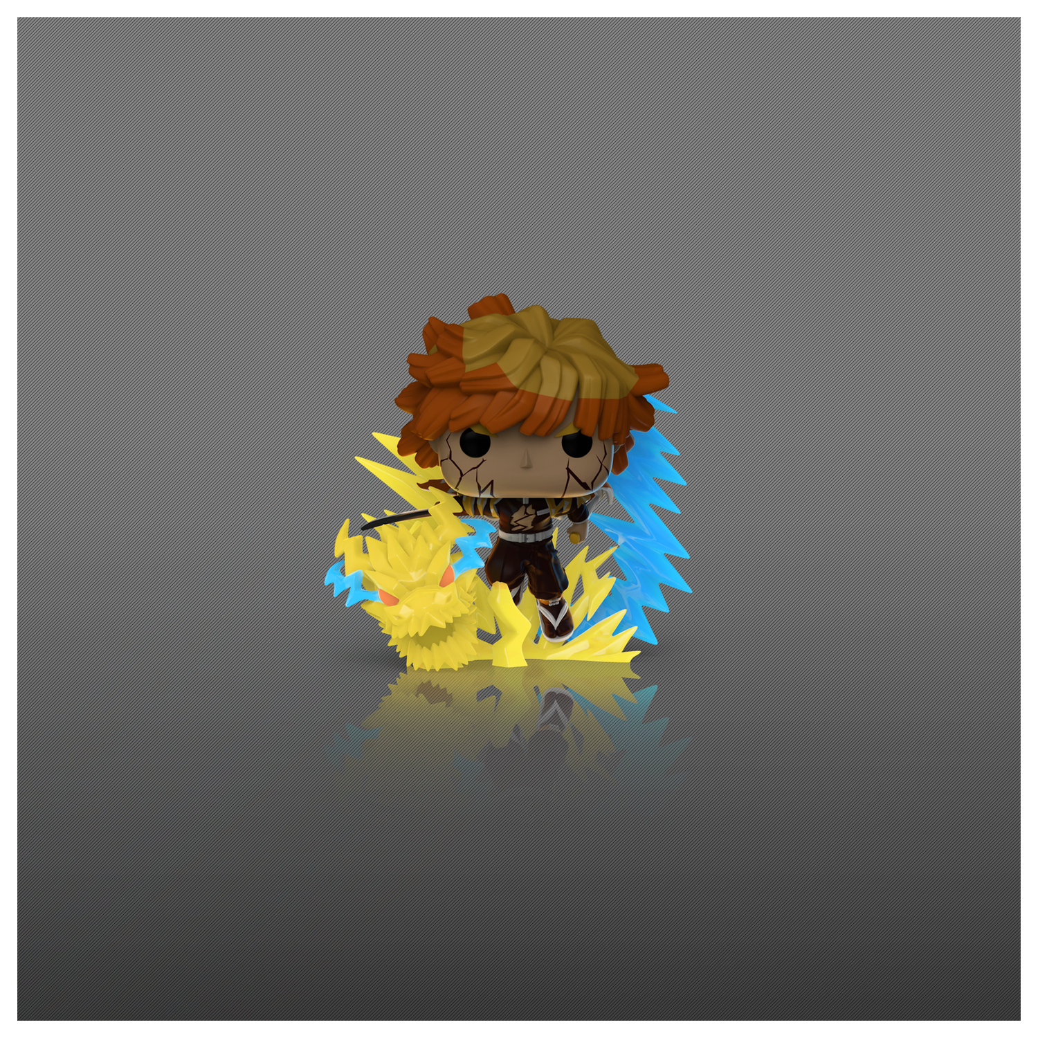 Funko POP Figur Premium Demon Slayer Zenitsu Agatsuma Glow Chase Produktfoto