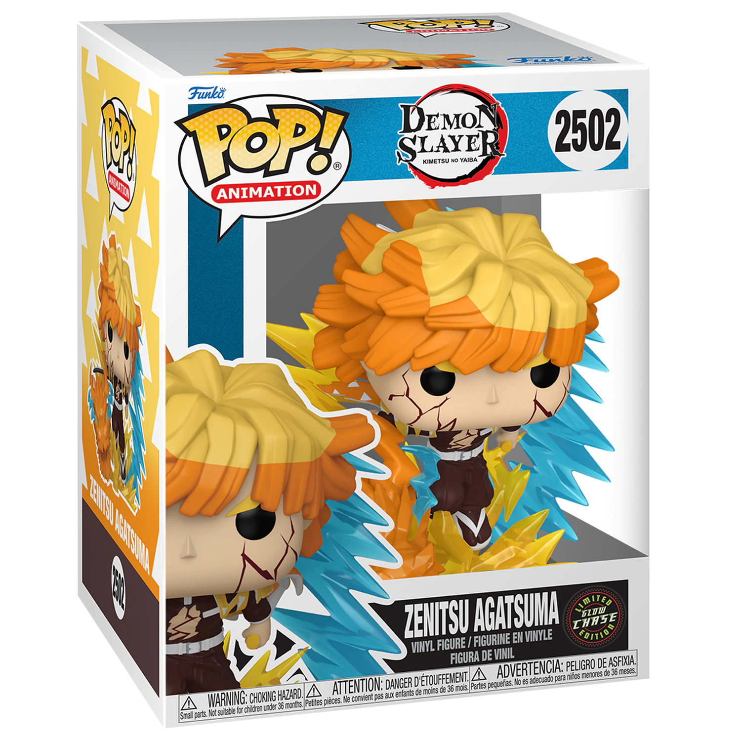 Funko POP Figur Premium Demon Slayer Zenitsu Agatsuma Glow Chase Produktfoto