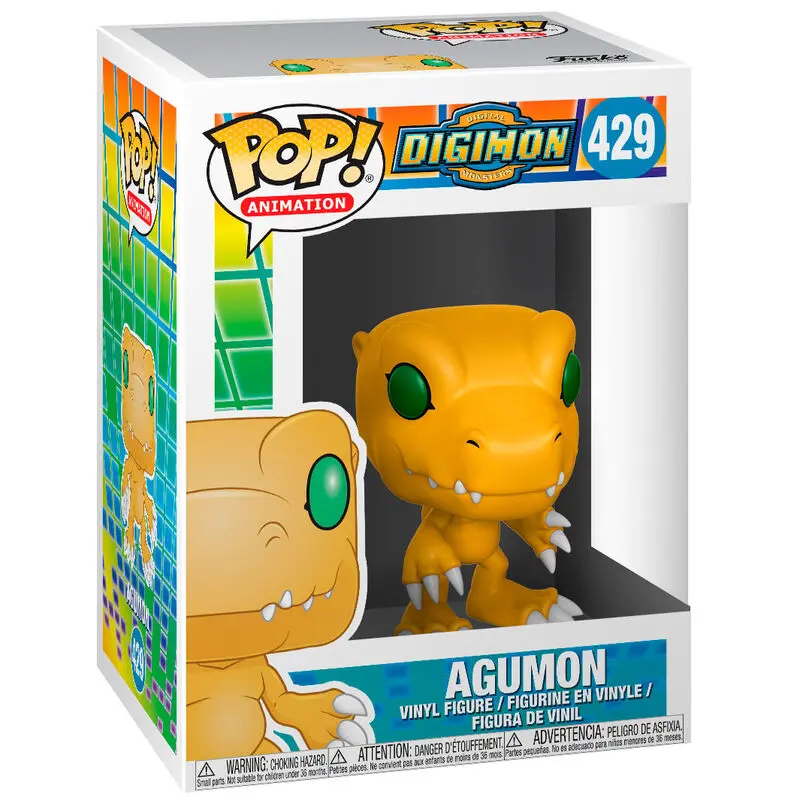 Digimon POP! Animation Vinyl Figur Agumon 9 cm Produktfoto