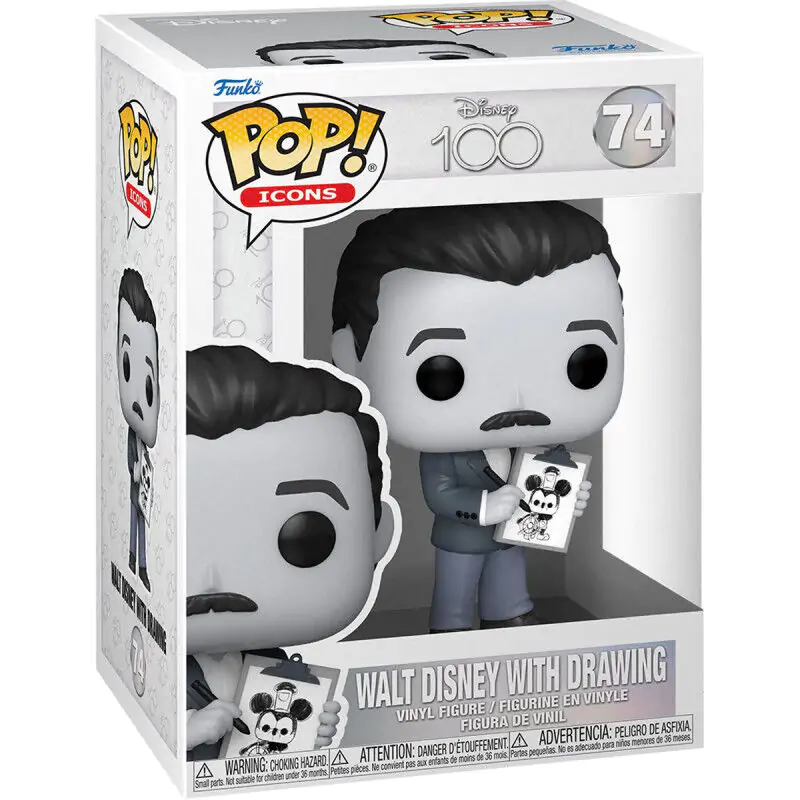 POP Figur Disney 100th Anniversary Walt Disney with Drawing Produktfoto