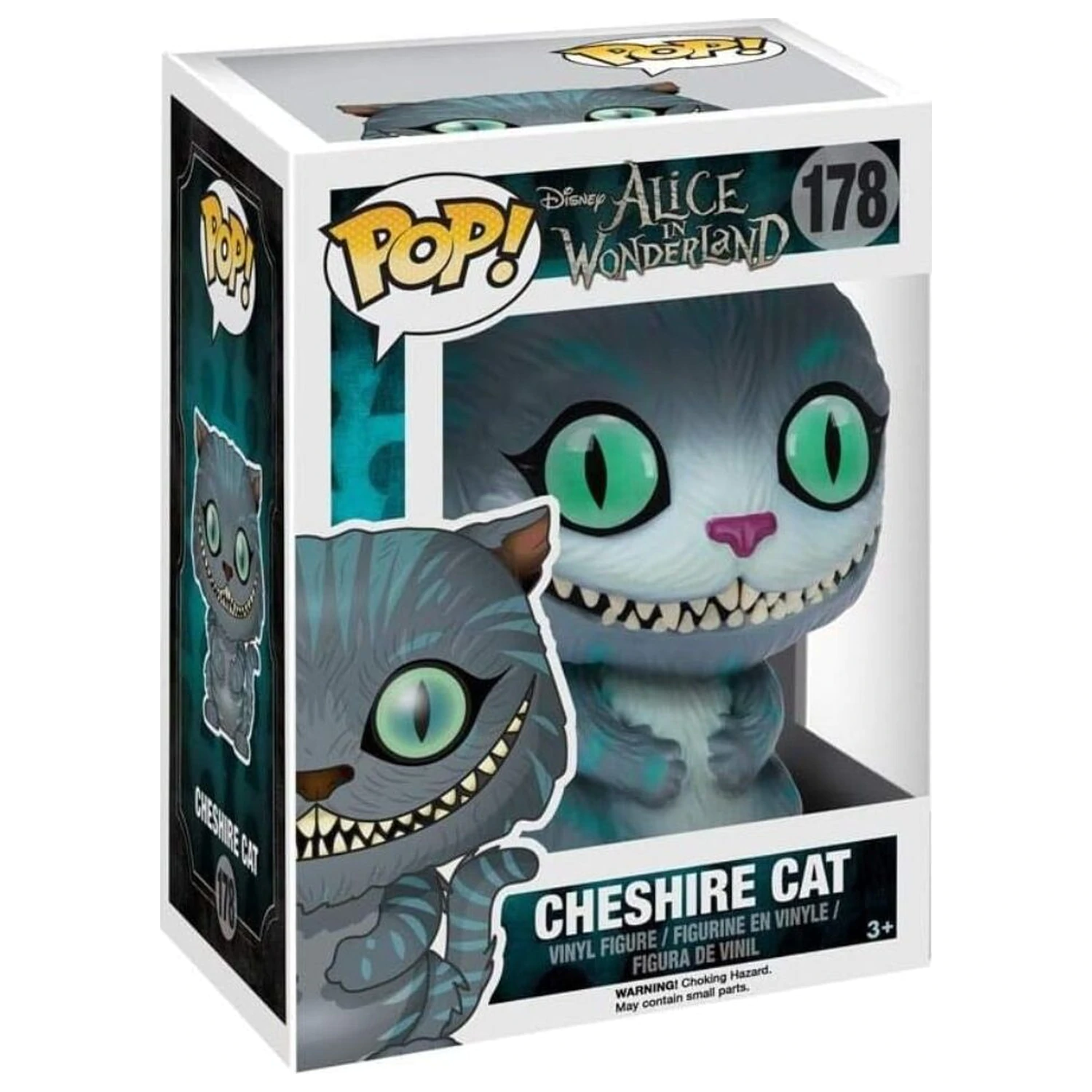 Alice in Wonderland 2010 POP! Disney Vinyl Figur Cheshire Cat 9 cm Produktfoto