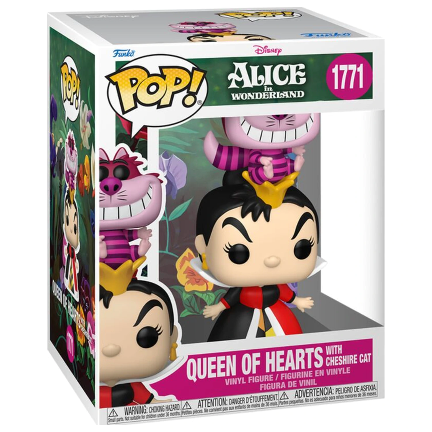 Funko POP! Figur Premium Disney Alice In Wonderland Queen of Hearts With Cheshire Cat Produktfoto