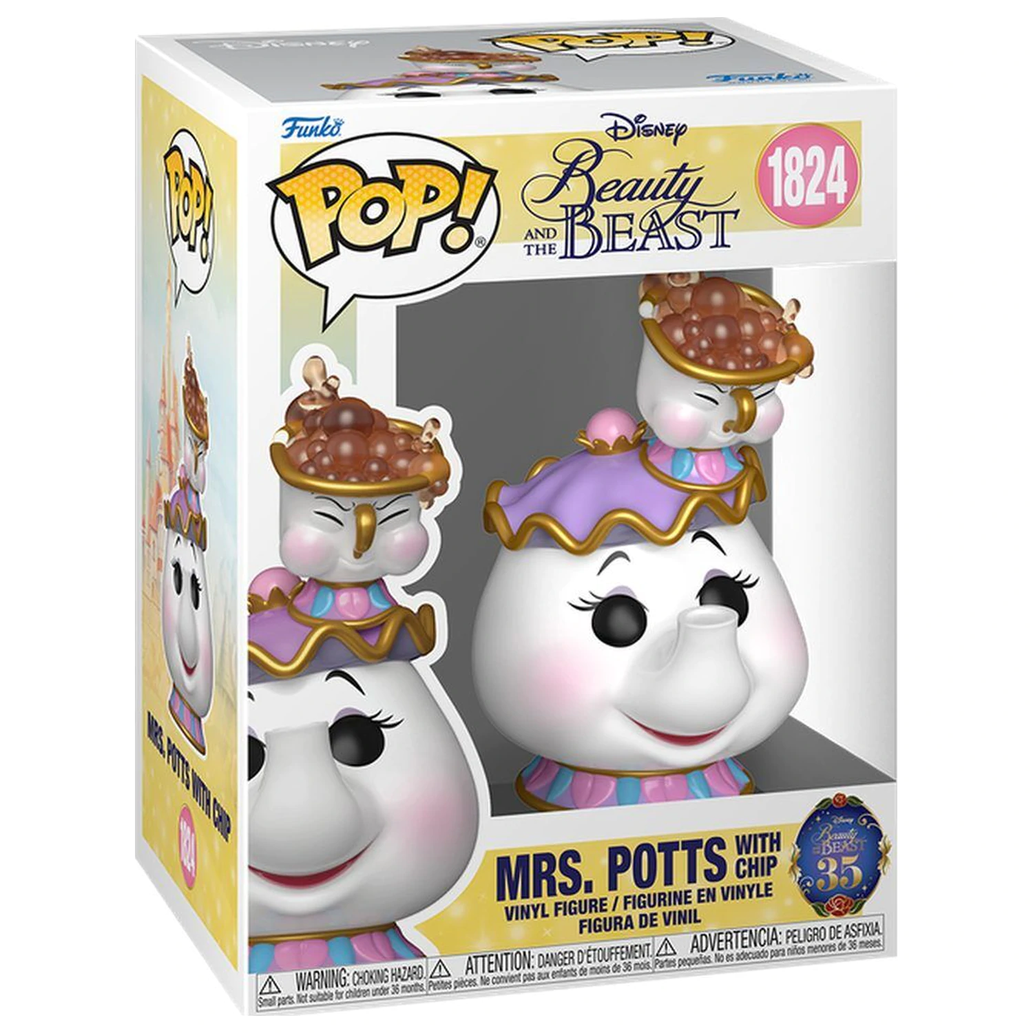 Funko POP Figur Disney Die Schöne und das Biest Mrs. Potts mit Chip Produktfoto
