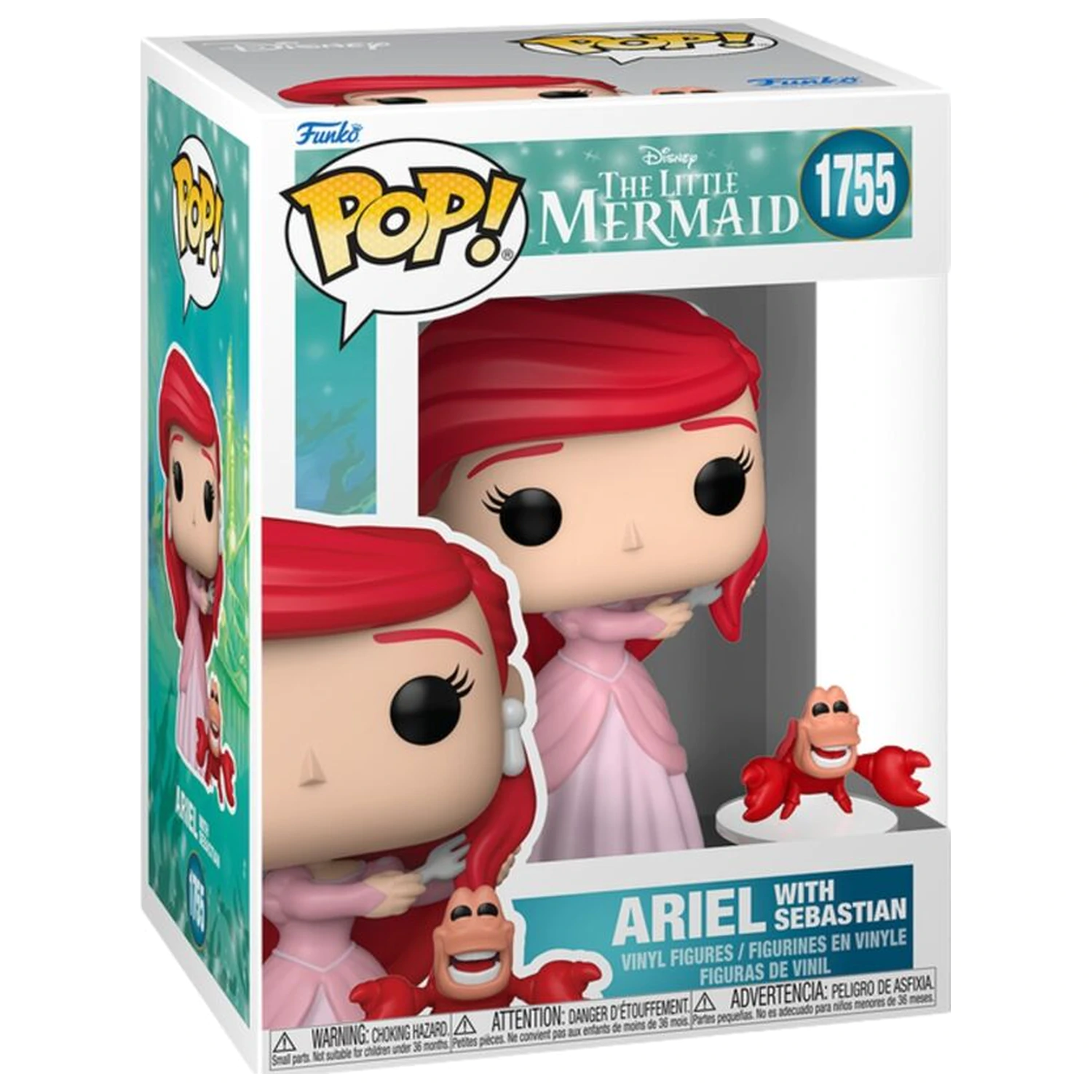 Funko POP Figur Disney Buddy Ariel mit Sebastian Produktfoto
