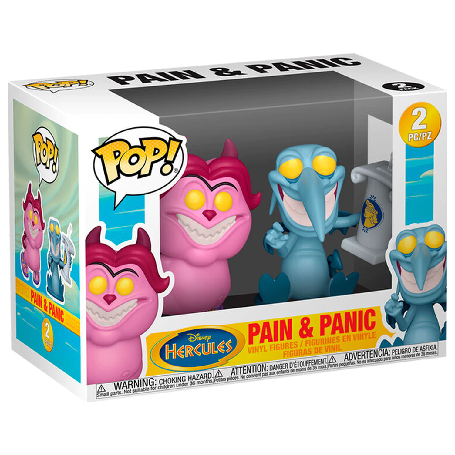 Funko POP Figur Disney Hercules 2er Pack Figuren Pain & Panic Produktfoto