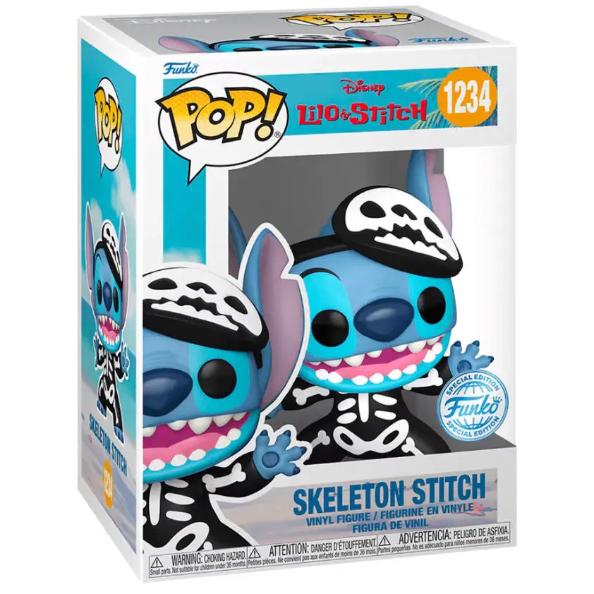 POP Figur Disney LiLo &amp; Stitch Skeleton Stitch Exclusive Produktfoto