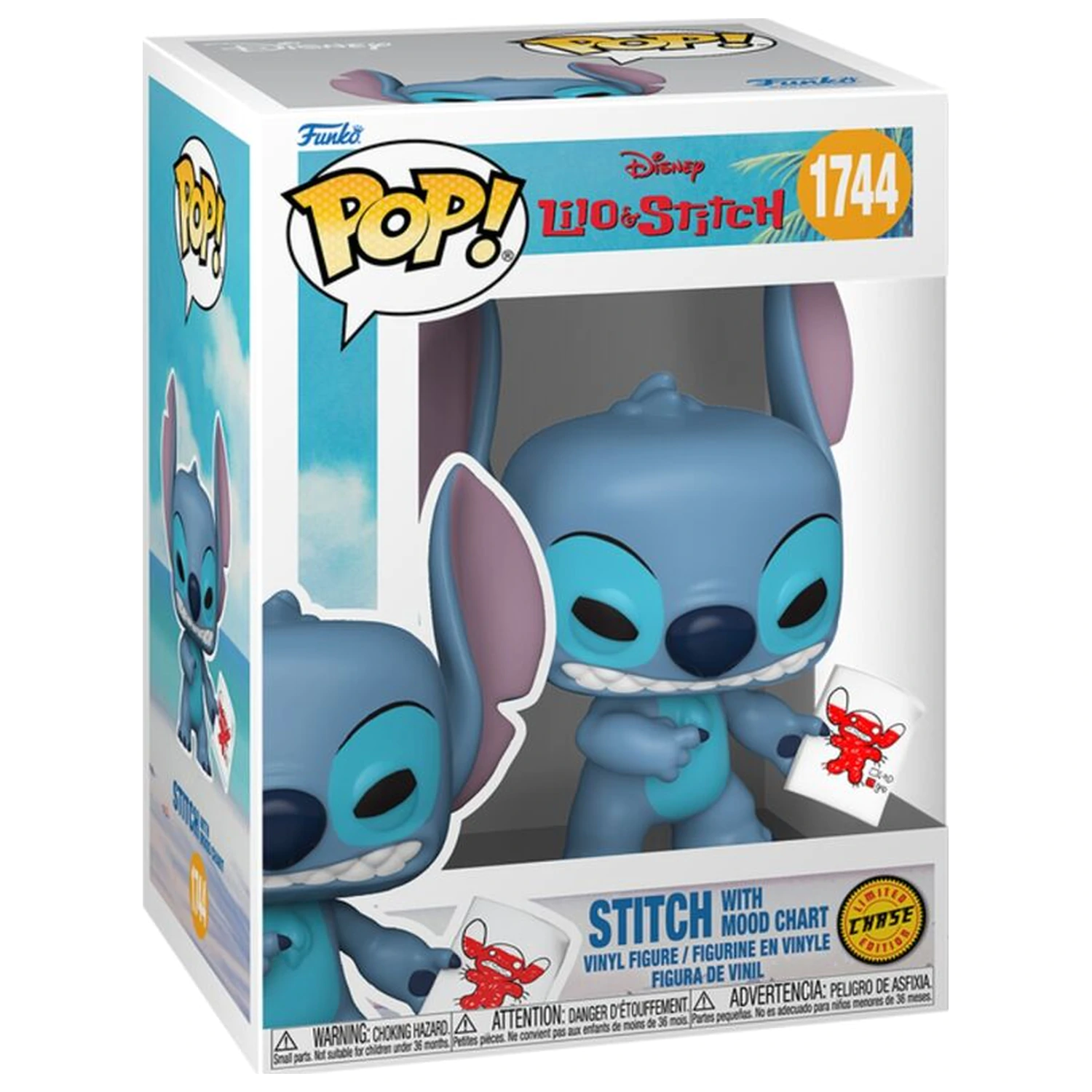 Funko POP Figur Disney Lilo & Stitch - Stitch with Mood Chart Chase Produktfoto