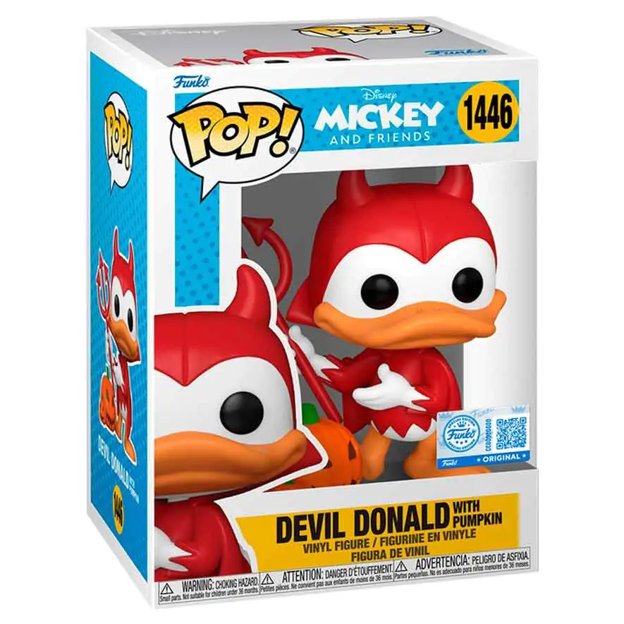 Funko POP Figur Disney Mickey and Friends Devil Donald with Pumpkin Exclusive Produktfoto