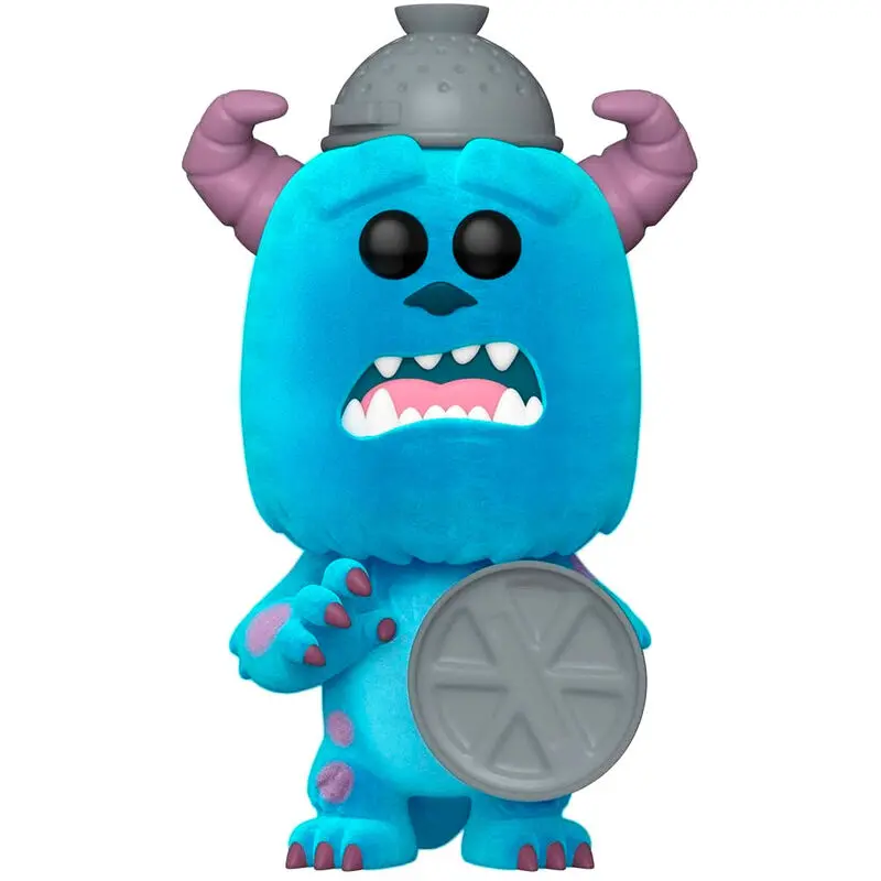 Monsters, Inc. 20th Anniversary POP! Disney Vinyl Figur Sulley with Lid (Flocked) 9 cm termékfotó