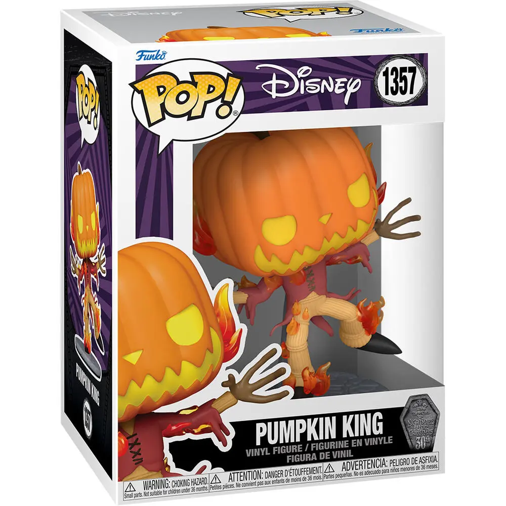 Nightmare before Christmas 30th POP! Disney Vinyl Figur Pumpkin King 9 cm termékfotó