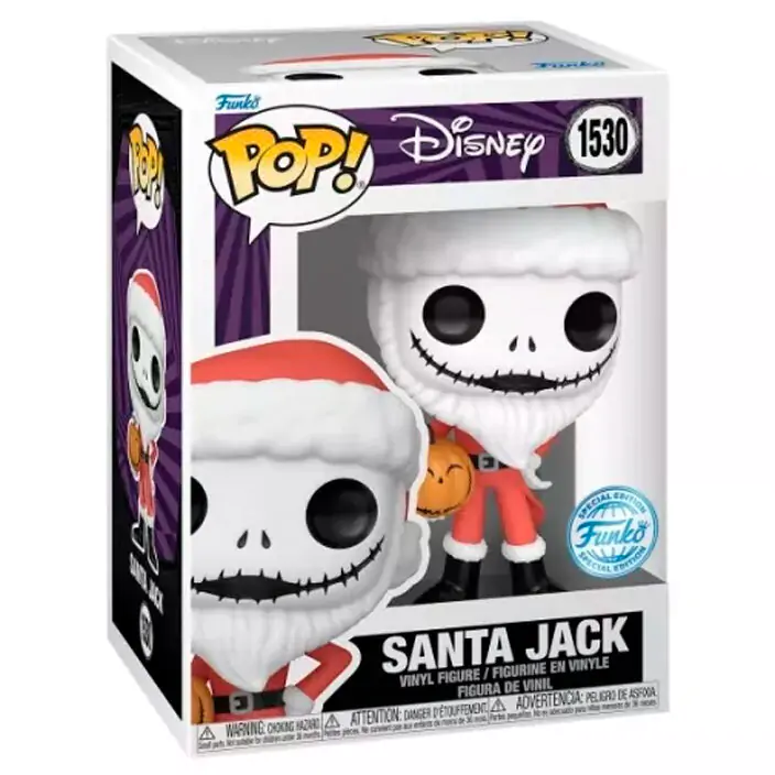 Funko POP Figur Disney Nightmare Before Christmas Santa Jack Exclusive termékfotó