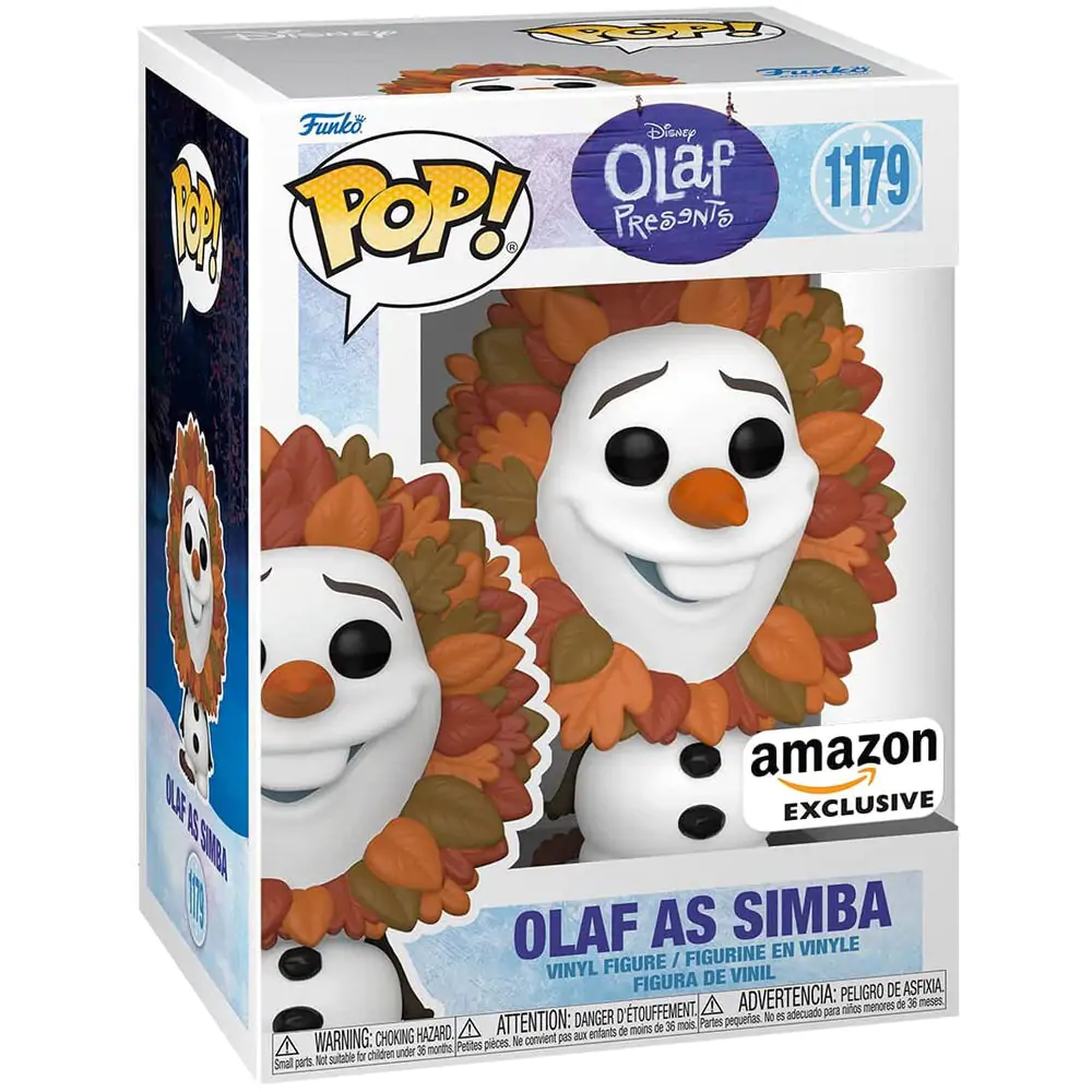 POP Figur Disney Olaf Present Olaf as Simba Exclusive termékfotó