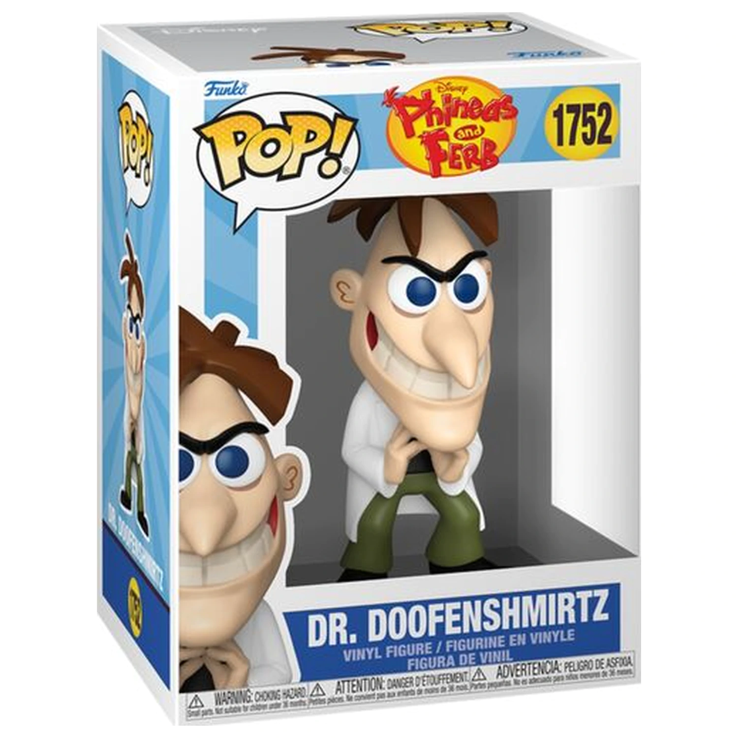 Funko POP Figur Disney Phineas And Ferb Dr. Doofenshmirtz Produktfoto