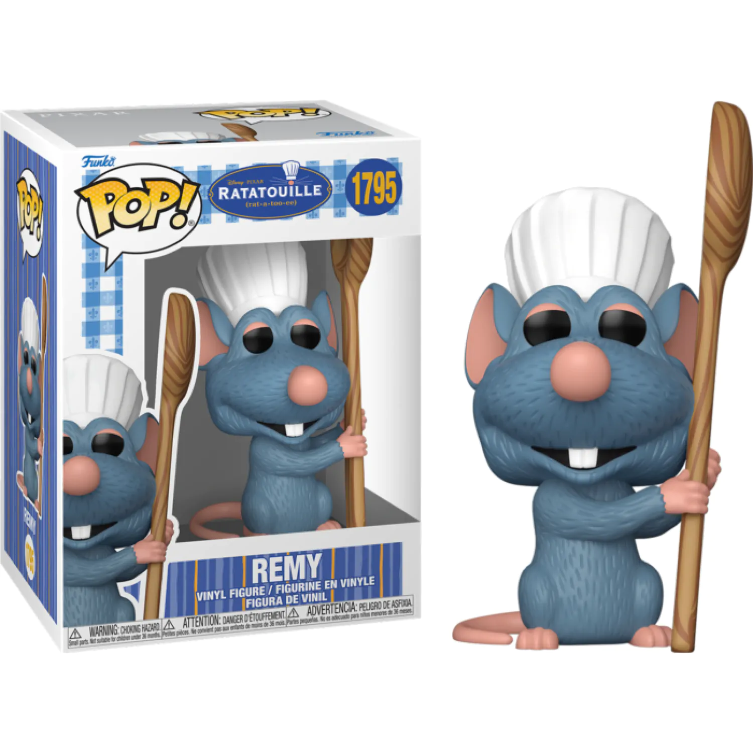 Funko POP Figur Disney Pixar Ratatouille Remy with Kochlöffel Produktfoto
