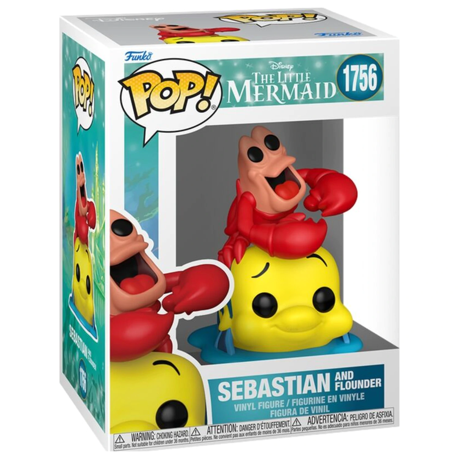 Funko POP Figur Disney Sebastian und Flounder Produktfoto