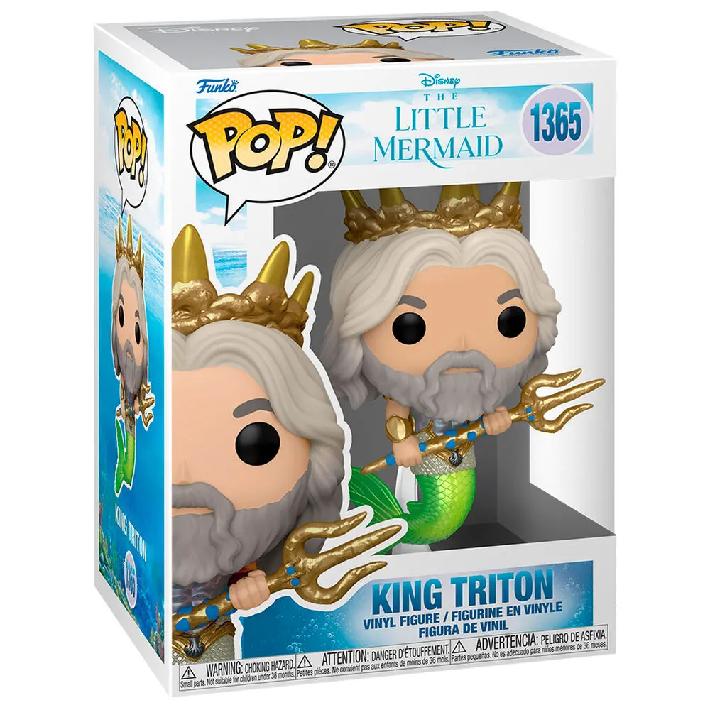 Arielle die Meerjungfrau POP! Disney Vinyl Figur King Triton 9 cm termékfotó