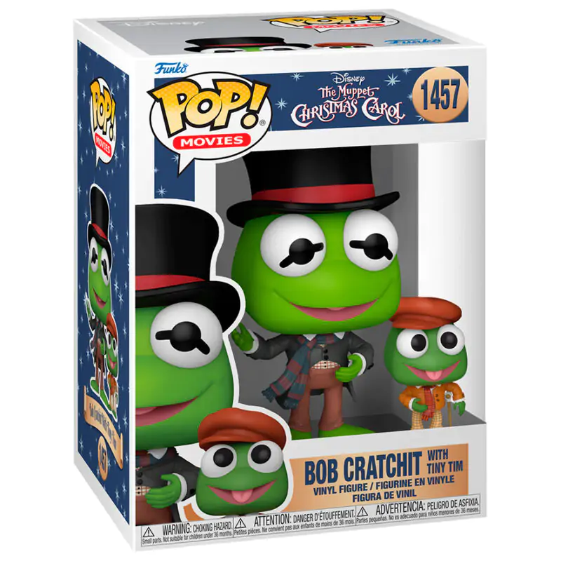 POP Figur Disney The Muppet Christmas Carol Bob Cratchit with Tiny Tim termékfotó