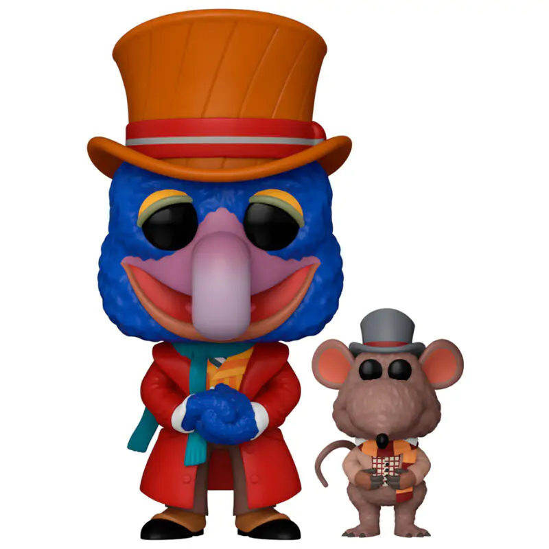 POP Figur Disney The Muppet Christmas Carol Charles Dickens with Rizzo termékfotó