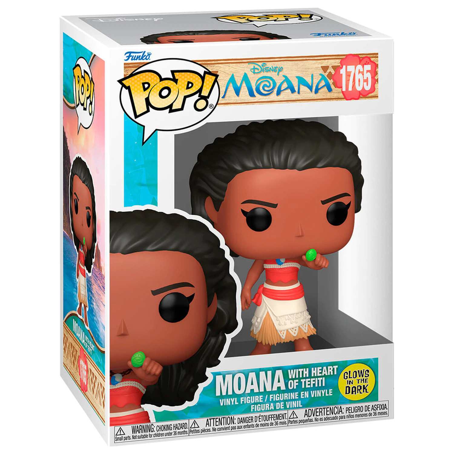 Funko POP Figur Disney Vaiana Moana 3 Moana with Heart of Tefiti Produktfoto