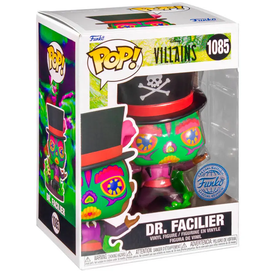 Disney: Villains POP! Disney Vinyl Figur Sugar Skull Facilier w/Base 9 cm termékfotó