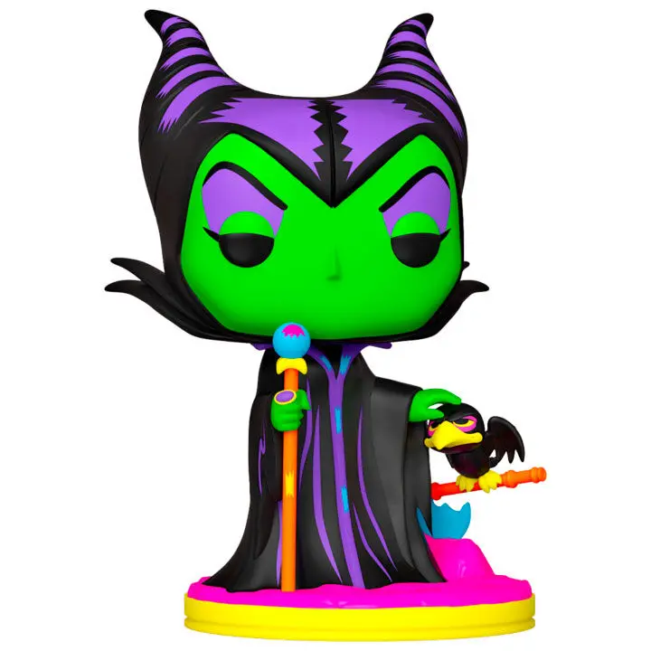 Disney Villains POP! Vinyl Figur Maleficent (Blacklight) 9 cm termékfotó