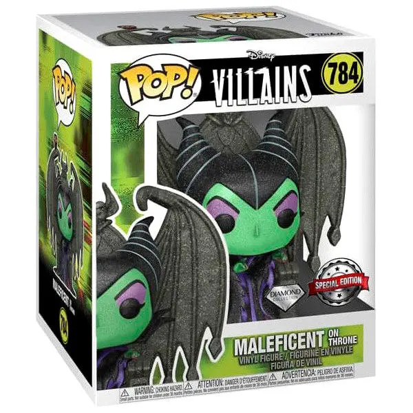 POP Figur Disney Villains Maleficent on Throne Diamond Exclusive termékfotó