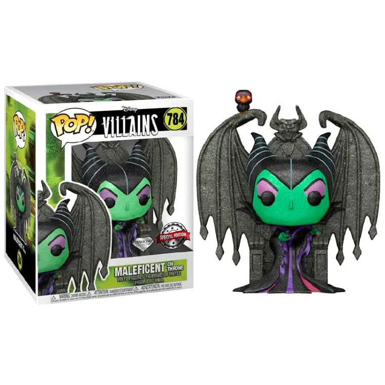 POP Figur Disney Villains Maleficent on Throne Diamond Exclusive termékfotó