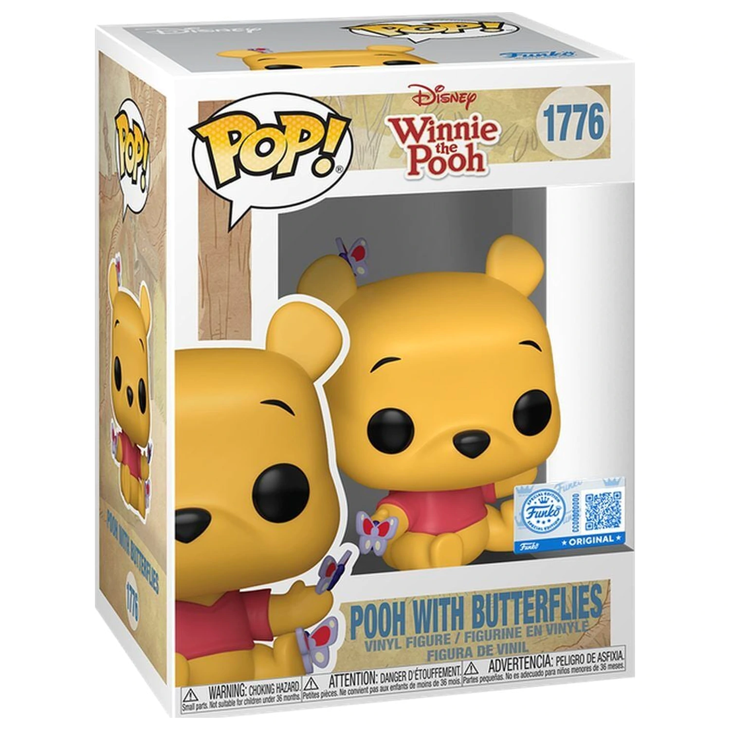Funko POP Figur Disney Winnie the Pooh - Pooh with Butterflies Exclusive Produktfoto