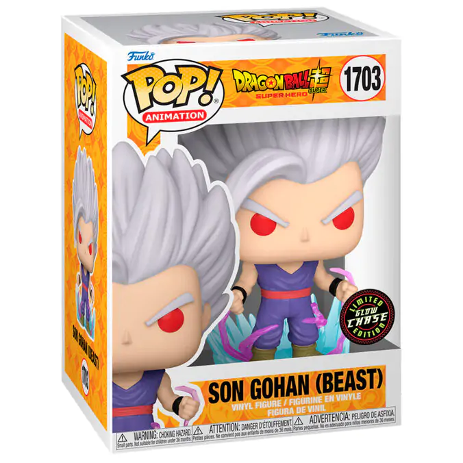 Funko POP Figur Dragon Ball Super Super Hero Gohan Beast Chase termékfotó