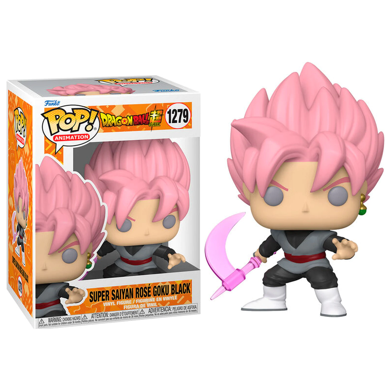 Dragon Ball Super POP! Animation Vinyl Figur Goku w/(TRL) Scythe 9 cm Produktfoto