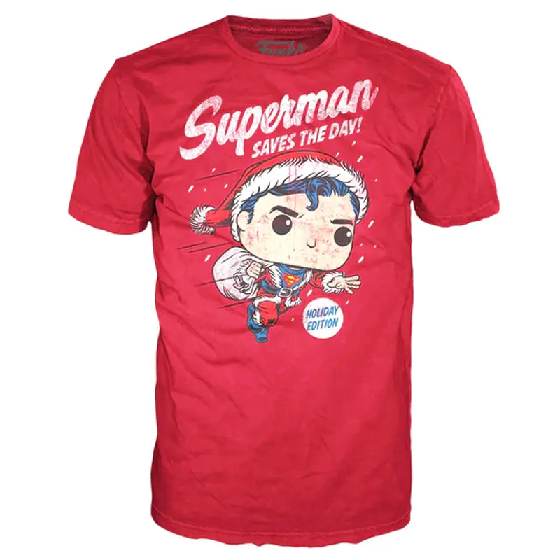 Funko POP Figur & T-Shirt Set Back DC Comics Superman Exclusive Flocked termékfotó