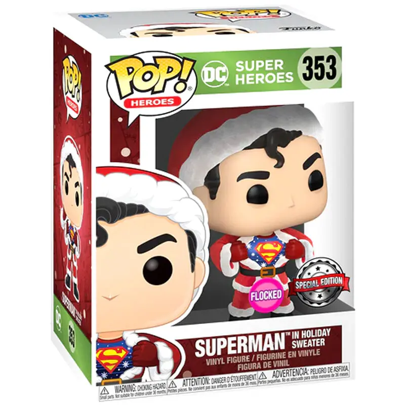 Funko POP Figur & T-Shirt Set Back DC Comics Superman Exclusive Flocked termékfotó