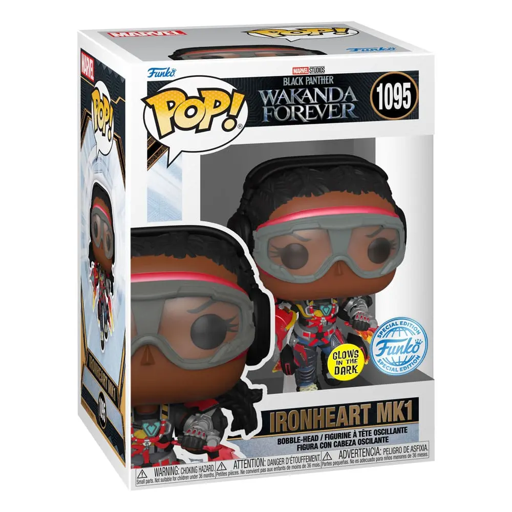 Funko POP Figur &amp; T-Shirt Set Black Panther Legacy Ironheart MK1 (GW) Produktfoto