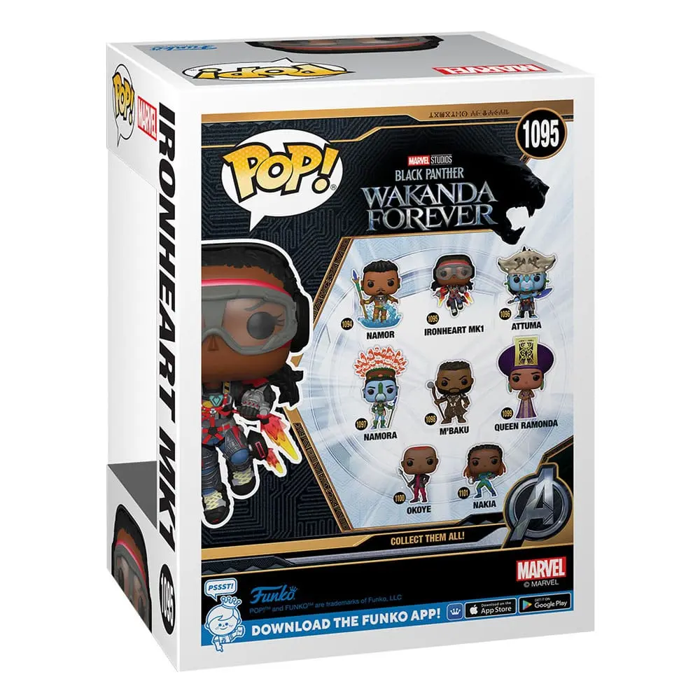 Funko POP Figur &amp; T-Shirt Set Black Panther Legacy Ironheart MK1 (GW) Produktfoto