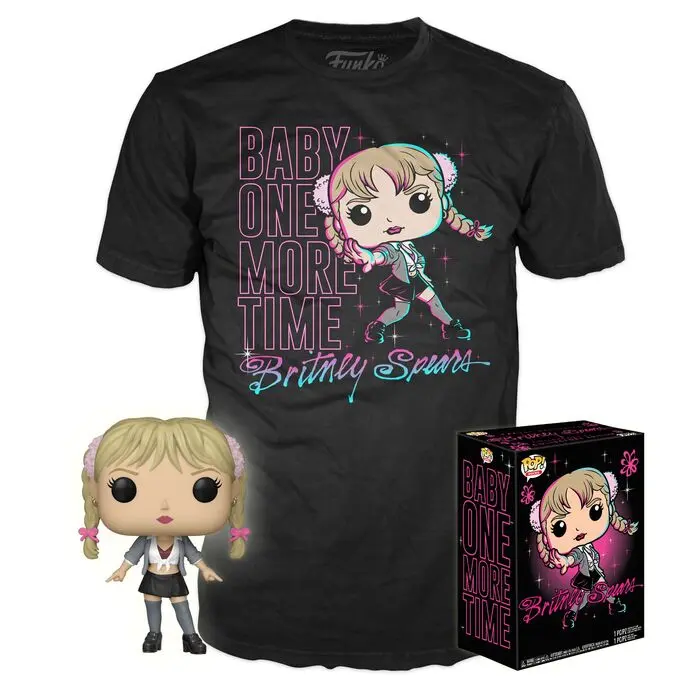 Funko POP Figur & T-Shirt Set Britney Spears One More Time Exkluzív termékfotó