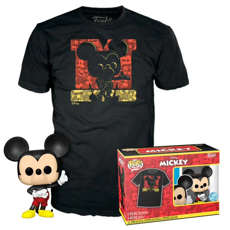 POP Figur & Tee Set Disney Mickey Exclusive termékfotó