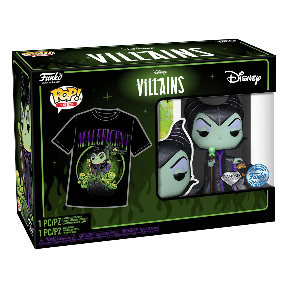 Funko POP! Figur & T-Shirt Set Disney Villains: Maleficent termékfotó