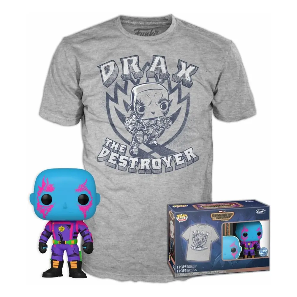 Funko POP Figur &amp; T-Shirt Set Guardians of the Galaxy Vol. 3 Drax (BKLT) Produktfoto