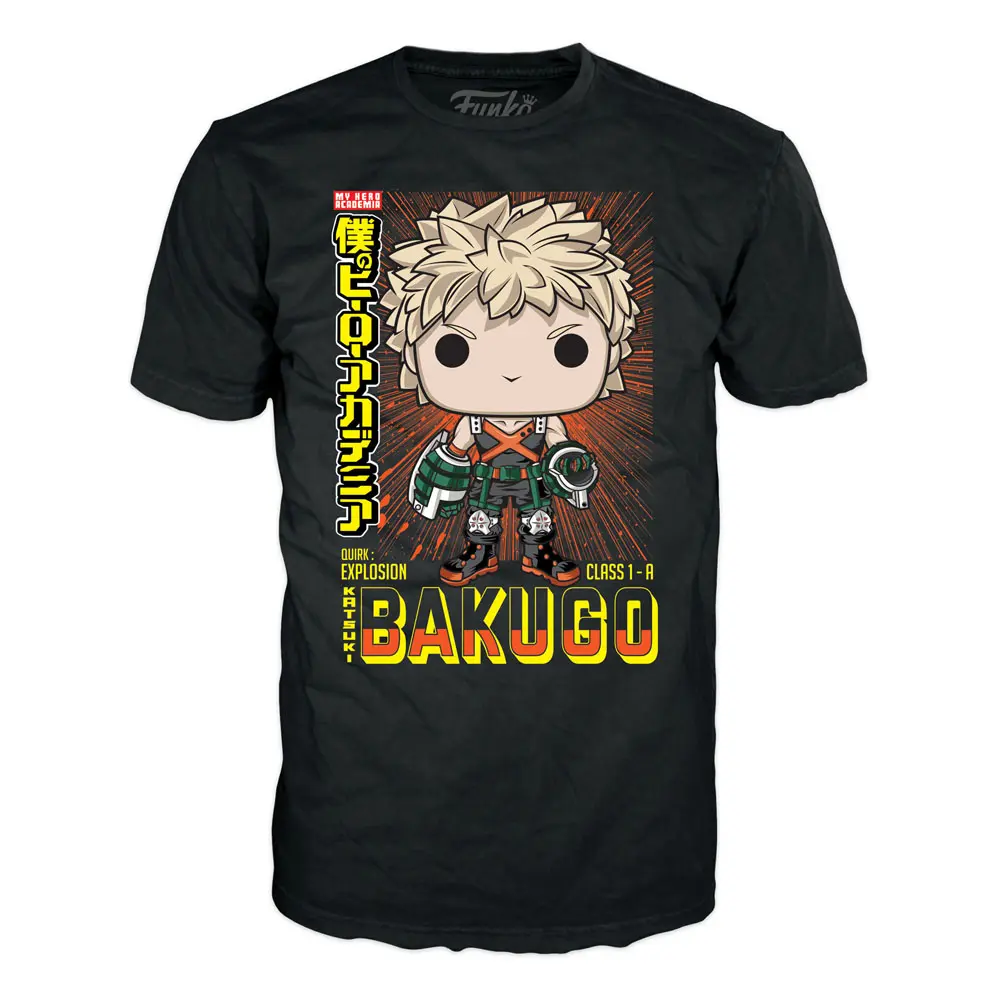 Funko POP! Figur & T-Shirt Set My Hero Academia Katsuki Bakugo (MT) termékfotó