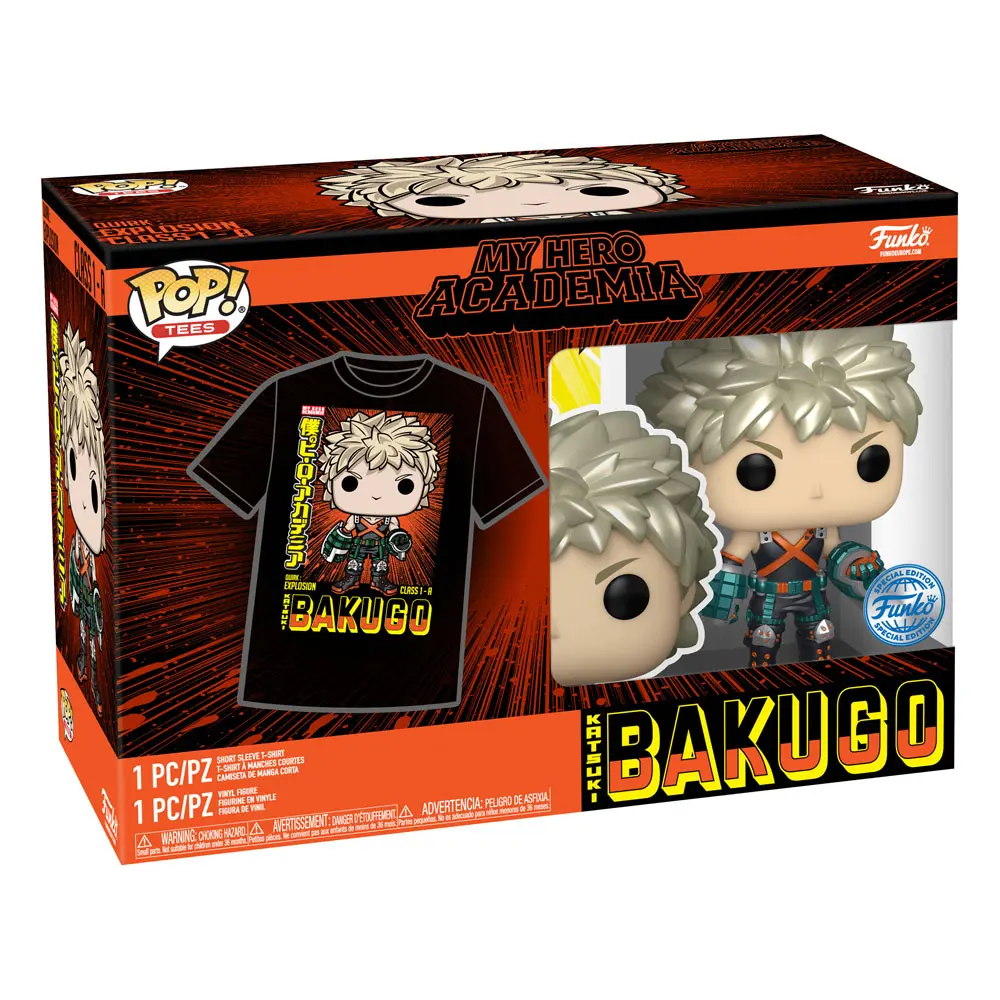 Funko POP! Figur & T-Shirt Set My Hero Academia Katsuki Bakugo (MT) termékfotó