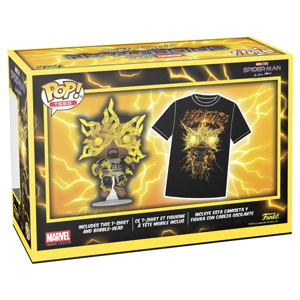 Funko POP! Figur &amp; T-Shirt Set Spider-Man: No Way Home Electro (GW) Produktfoto