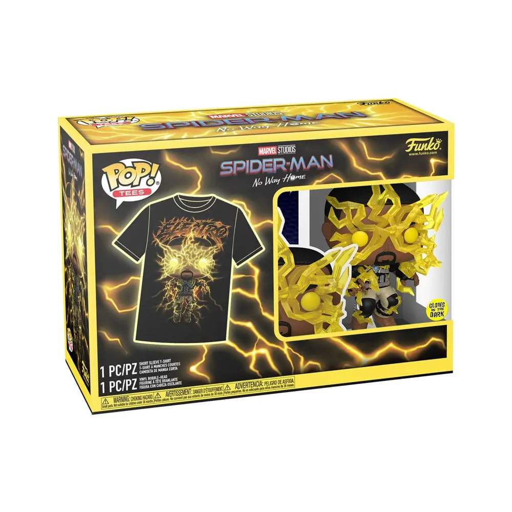 Funko POP! Figur &amp; T-Shirt Set Spider-Man: No Way Home Electro (GW) Produktfoto