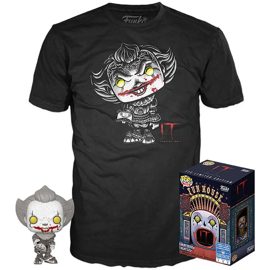 Funko POP! Figur & T-Shirt Set Stephen Kings It x Pennywise termékfotó