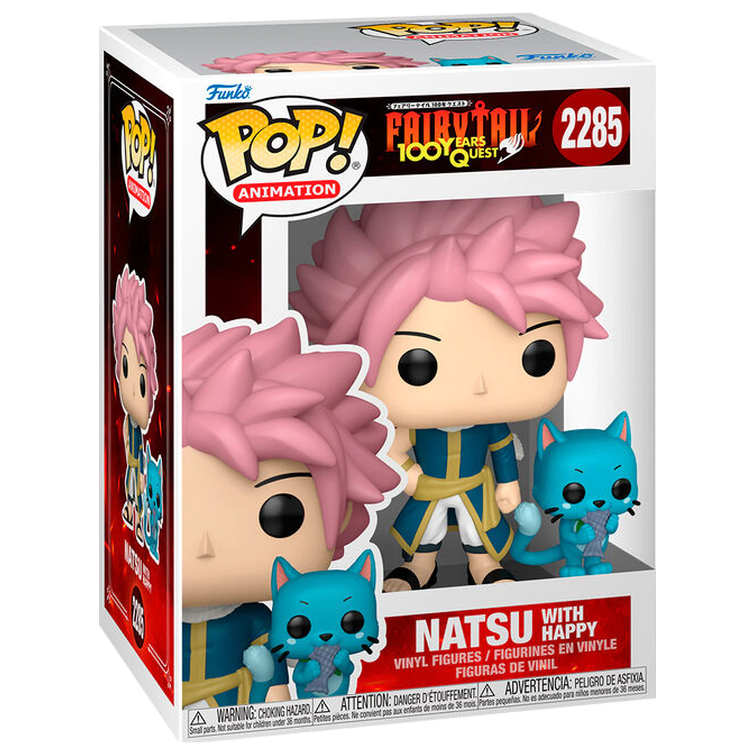 Funko POP Figur Fairy Tail 100 Years Quest Natsu with Happy Produktfoto