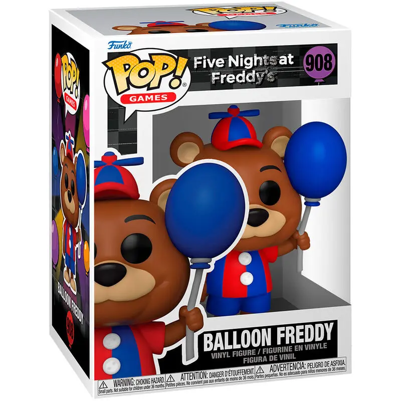 Five Nights at Freddy's Security Breach POP! Games Vinyl Figur Balloon Freddy 9 cm Produktfoto
