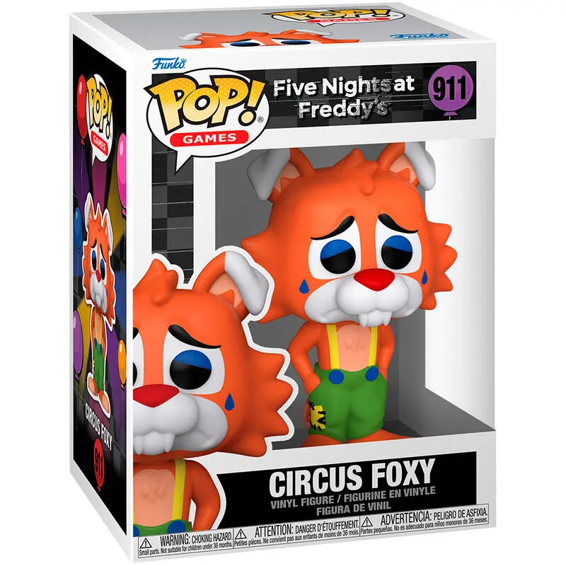 Five Nights at Freddy's Security Breach POP! Games Vinyl Figur Circus Foxy 9 cm Produktfoto