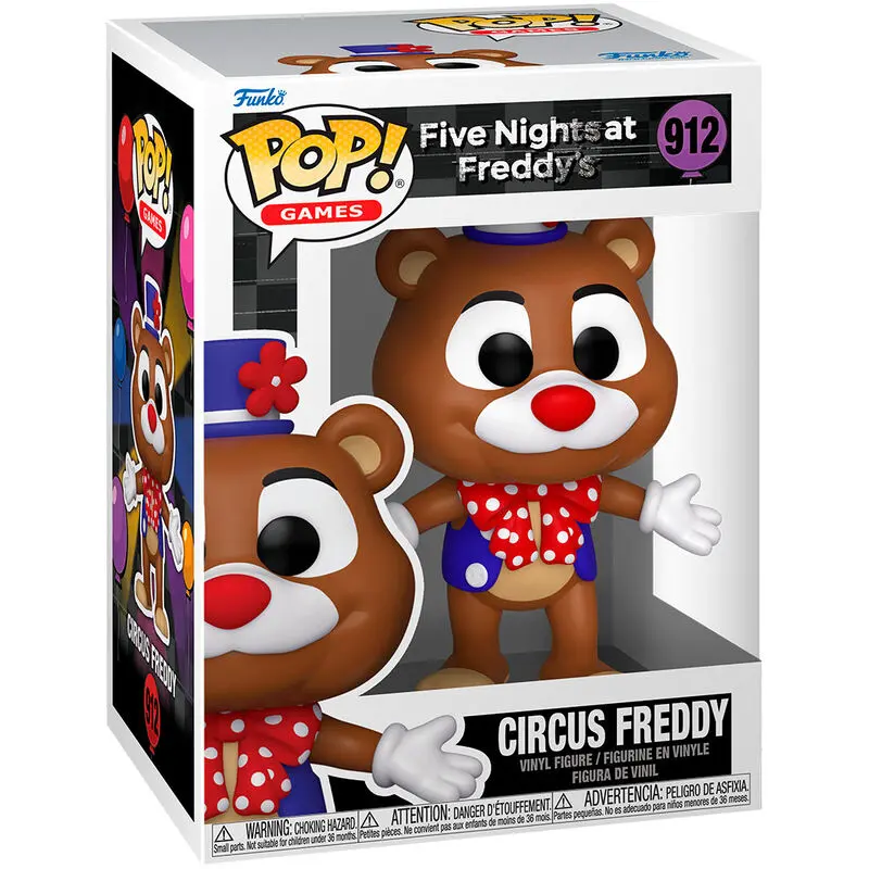Five Nights at Freddy's Security Breach POP! Games Vinyl Figur Circus Freddy 9 cm Produktfoto