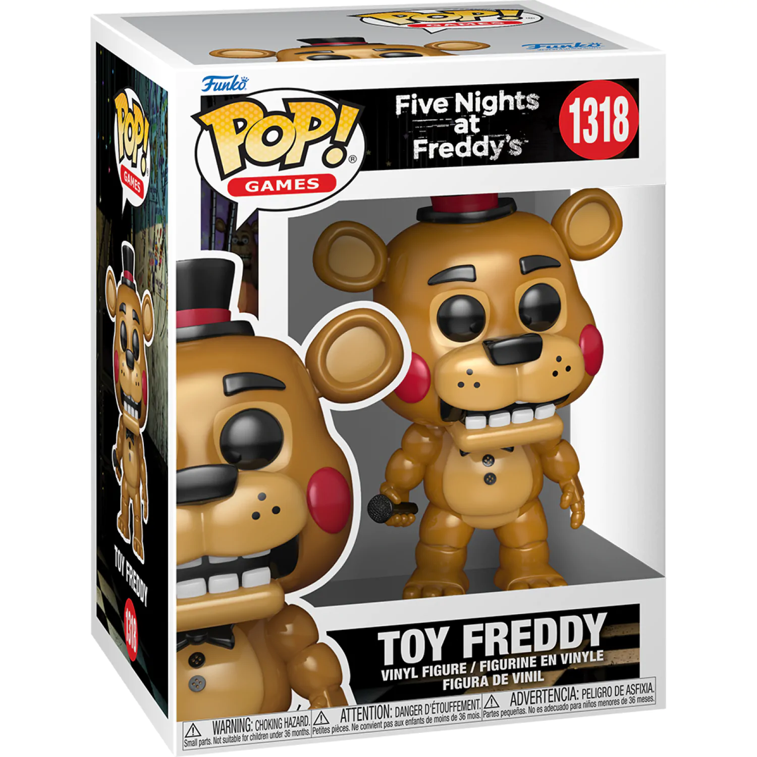 Funko POP Figur Five Nights at Freddys Toy Freddy Produktfoto